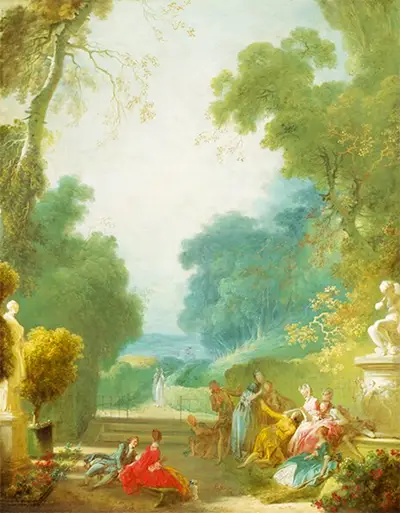 A Game of Hot Cockles Jean-Honore Fragonard